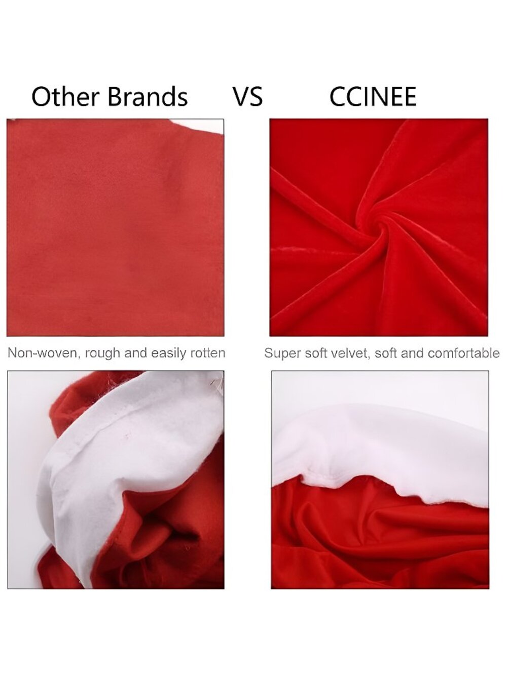 4pc Christmas Chair Back Covers for Decorations